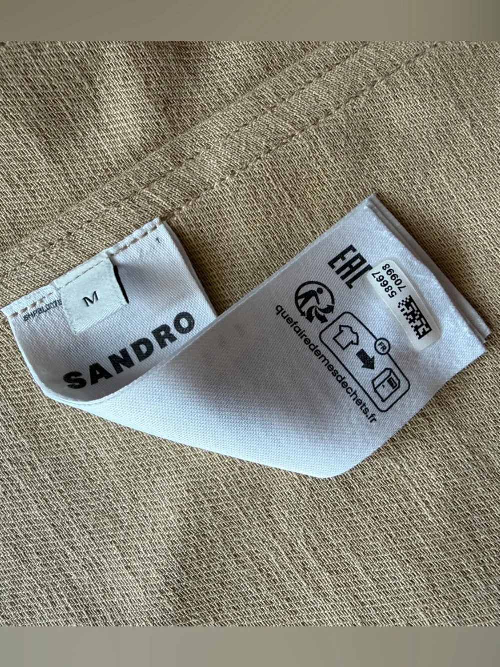 Sandro Twill Solid Worker Jacket - Picture 8 of 11